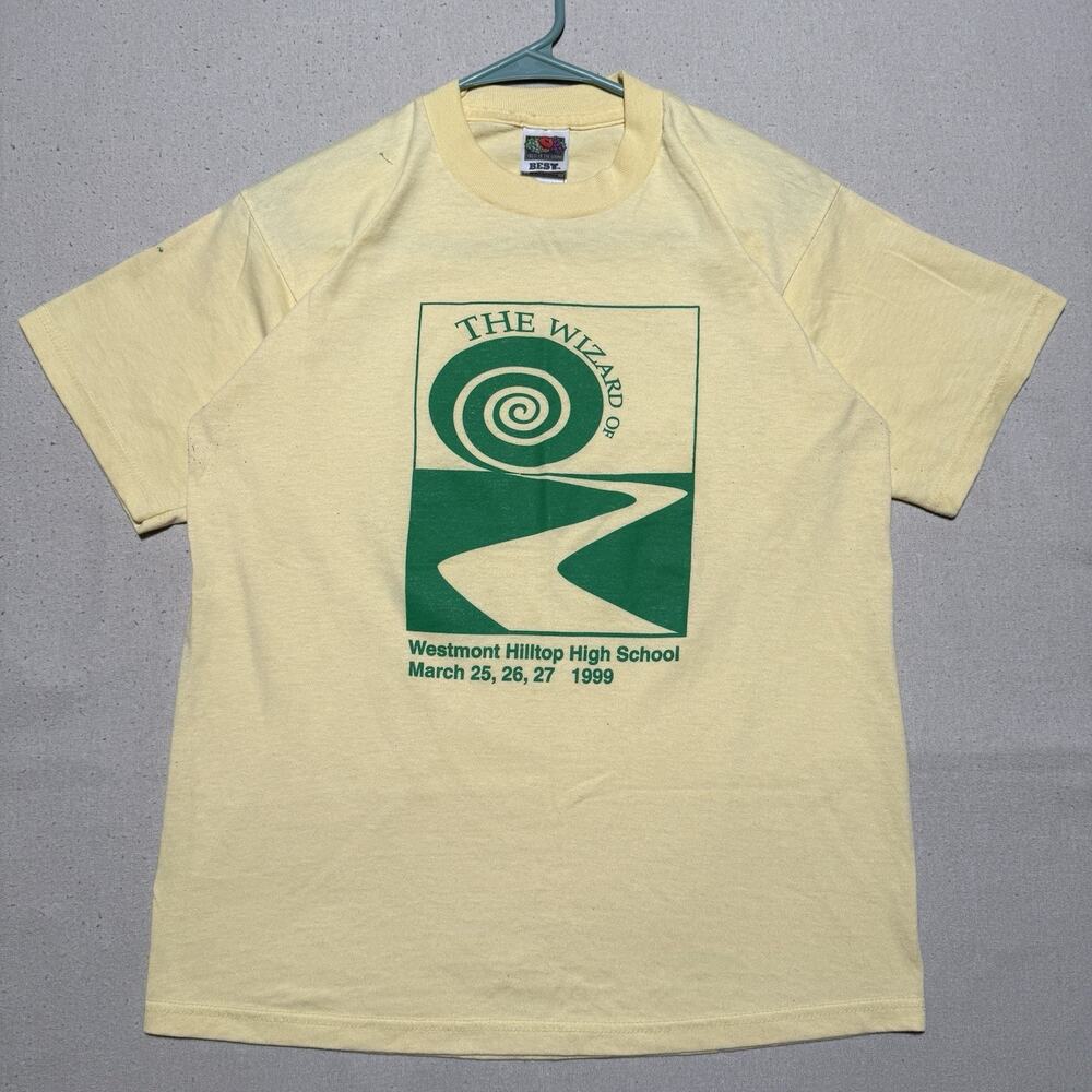 Vintage Westmont Hilltop Highschool The Wizard Of Oz 1999 T Shirt Size M